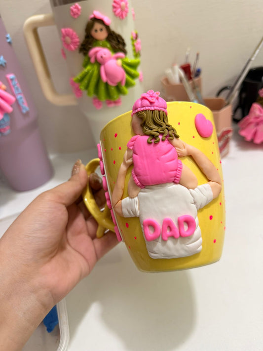 Best baba and daughter mug