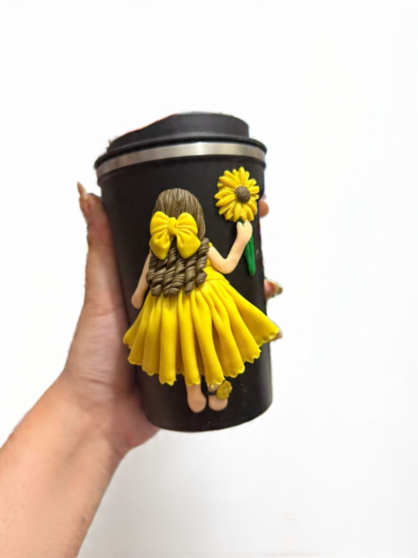 Doll theme vacuum mug