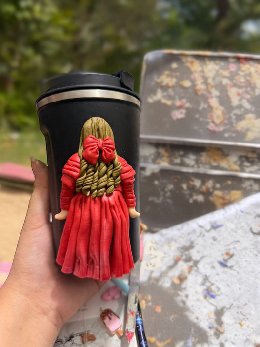 Doll theme vacuum mug