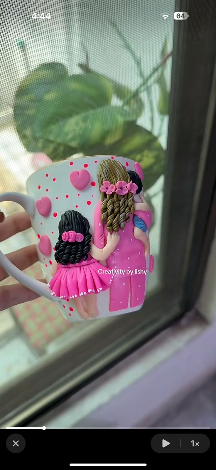 Mother love kids polymer mugs