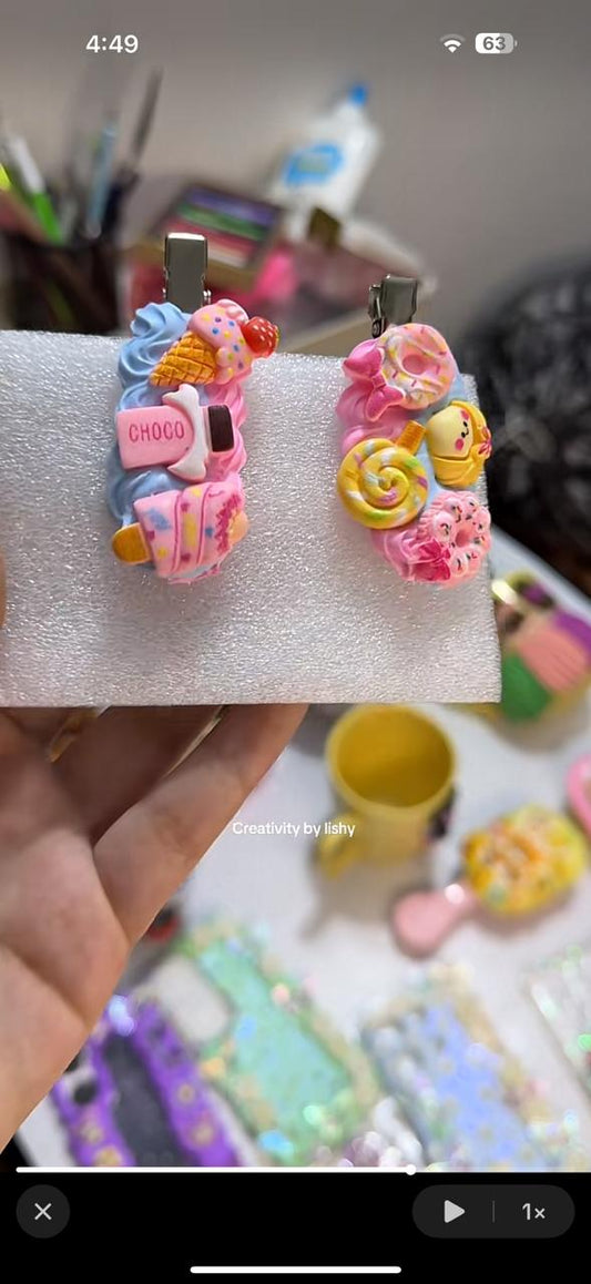 Costumize decoden hair pins