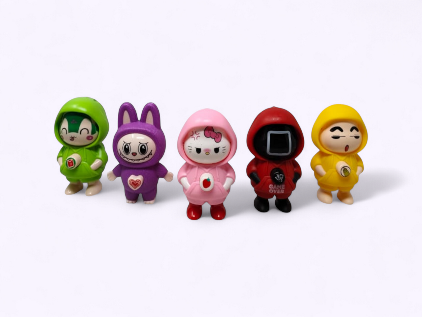 Face rotating keychains