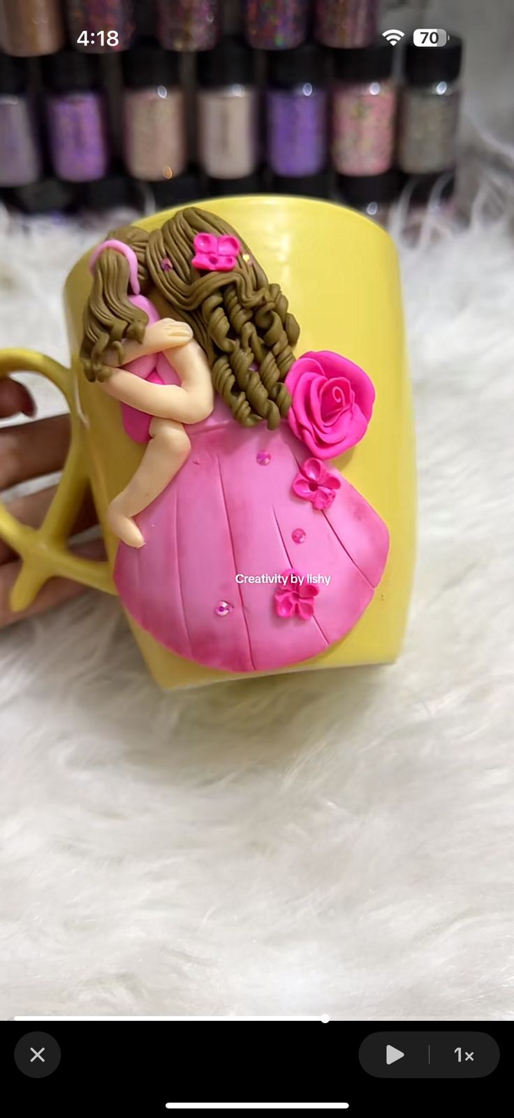 Mother love polymer mugs