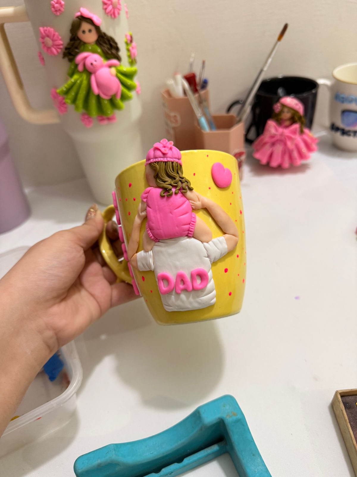 Best baba and daughter mug