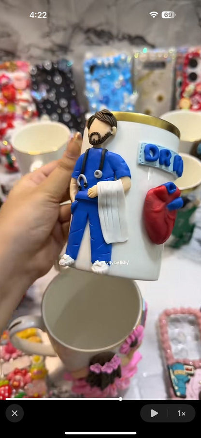 Cardiologist doctor polymer mug