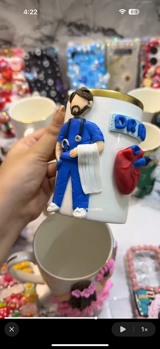 Cardiologist doctor polymer mug