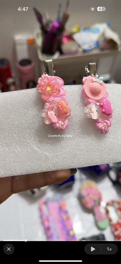 Costumize decoden hair pins