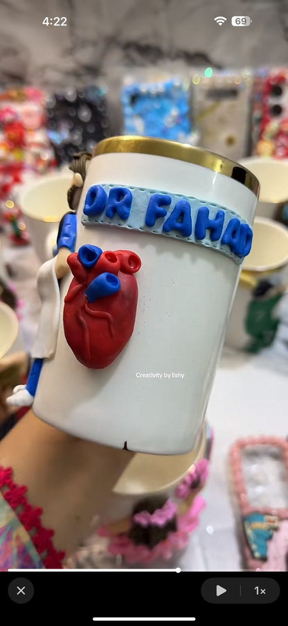 Cardiologist doctor polymer mug