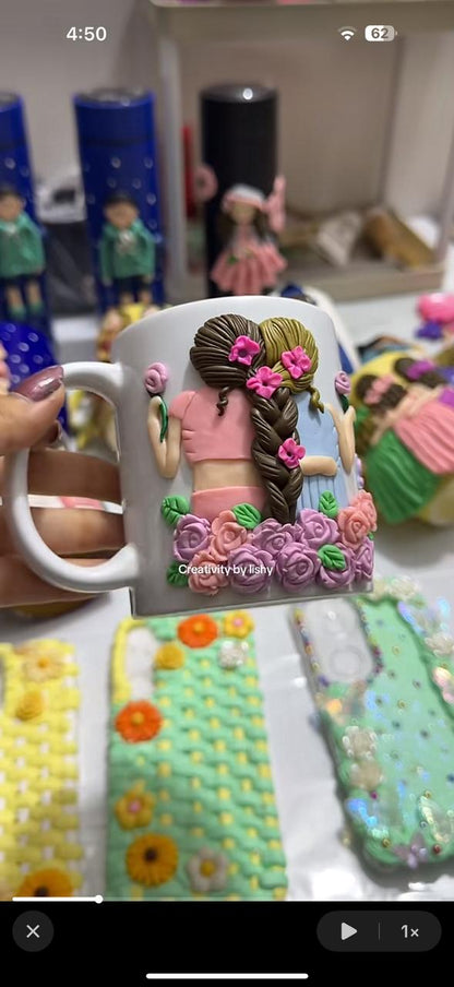 2 bestie or sisters mug