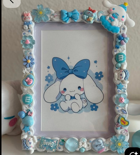 Cinnamon roll decoden photo frame